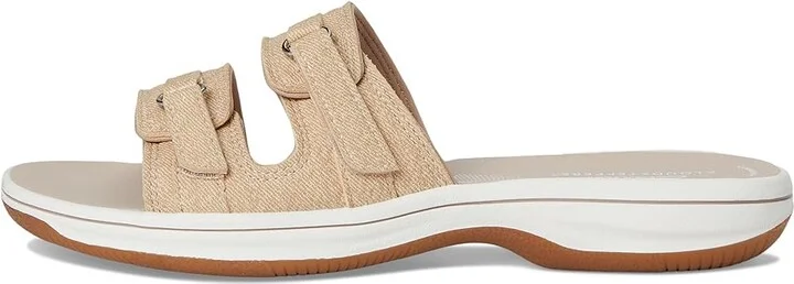 Clarks Breeze Piper Women's Shoes Sand Synthetic : 9 B - Medium - Image 6