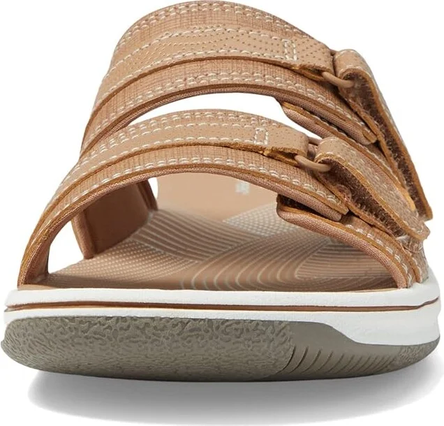 Clarks Breeze Piper Women's Shoes Warm Beige Synthetic : 6 B - Medium - Image 2