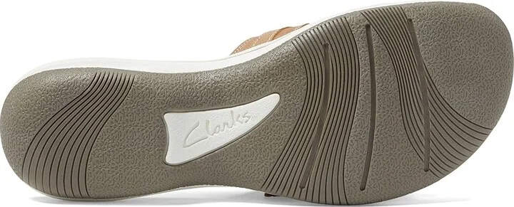 Clarks Breeze Piper Women's Shoes Warm Beige Synthetic : 6 B - Medium - Image 3