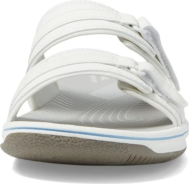 Clarks Breeze Piper Women's Shoes White Synthetic : 5 B - Medium - Image 2