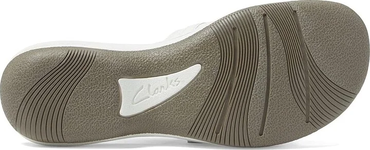 Clarks Breeze Piper Women's Shoes White Synthetic : 5 B - Medium - Image 3
