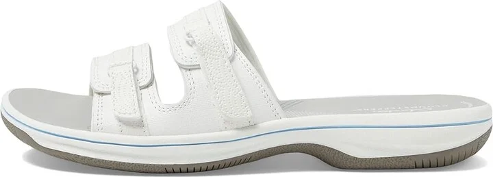 Clarks Breeze Piper Women's Shoes White Synthetic : 5 B - Medium - Image 5