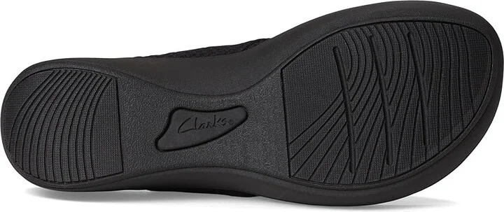 Clarks Breeze Rae Erin Women's Sandals Black Textile : 11 B - Medium, Rubber - Image 3