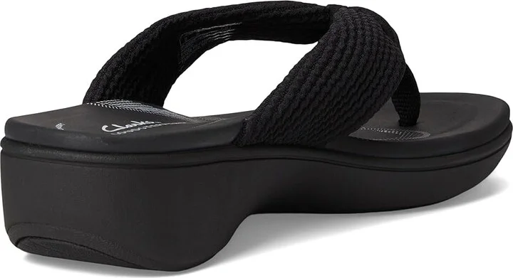 Clarks Breeze Rae Erin Women's Sandals Black Textile : 11 B - Medium, Rubber - Image 4