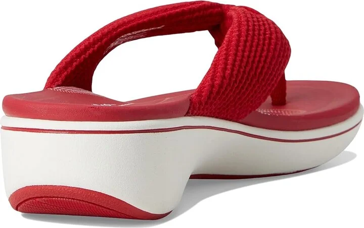 Clarks Breeze Rae Erin Women's Sandals Cherry Textile : 10 B - Medium, Rubber - Image 4