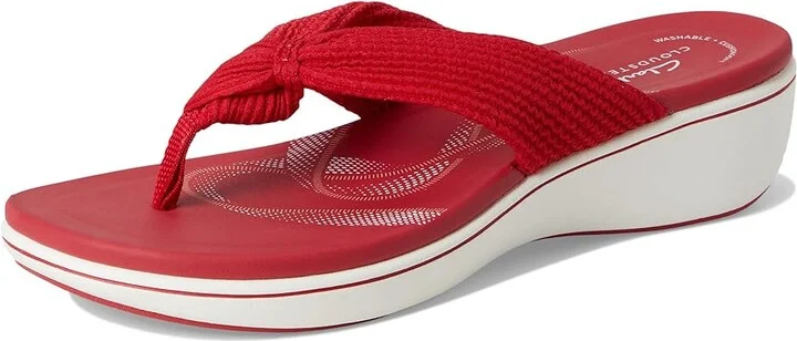 Clarks Breeze Rae Erin Women's Sandals Cherry Textile : 10 B - Medium, Rubber - Image 5