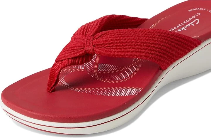 Clarks Breeze Rae Erin Women's Sandals Cherry Textile : 10 B - Medium, Rubber - Image 7