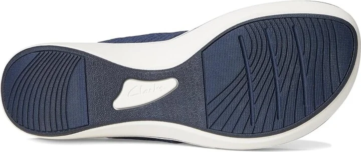 Clarks Breeze Rae Erin Women's Sandals Navy Textile : 11 D - Wide, Rubber - Image 3