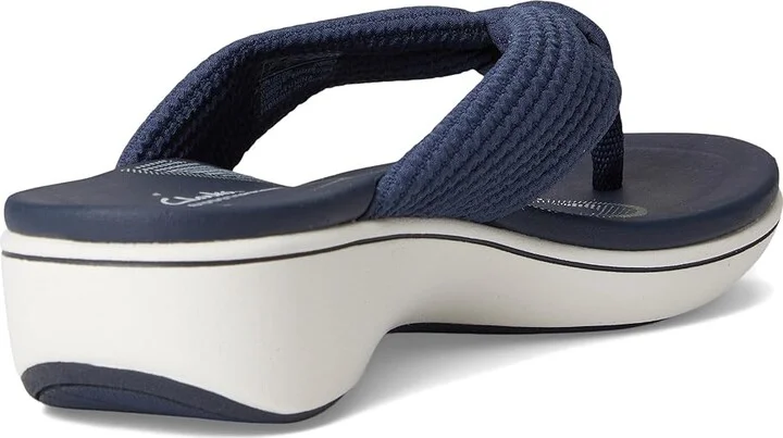 Clarks Breeze Rae Erin Women's Sandals Navy Textile : 11 D - Wide, Rubber - Image 4