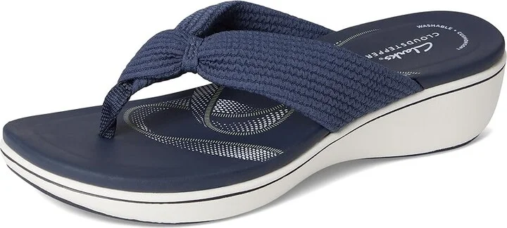 Clarks Breeze Rae Erin Women's Sandals Navy Textile : 11 D - Wide, Rubber - Image 5