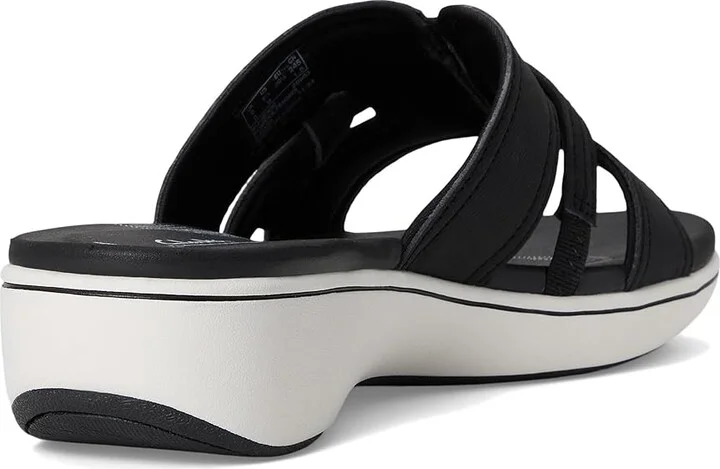 Clarks Breeze Rae Mia Women's Sandals Black Synthetic : 8 D - Wide - Image 4