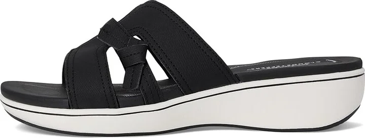 Clarks Breeze Rae Mia Women's Sandals Black Synthetic : 8 D - Wide - Image 6