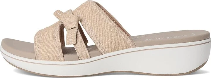 Clarks Breeze Rae Mia Women's Sandals Sand Interest Synthetic : 11 D - Wide - Image 6
