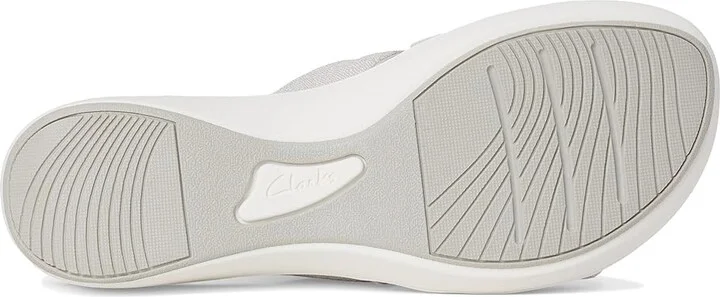 Clarks Breeze Rae Mia Women's Sandals White Interest Synthetic : 9.5 B - Medium - Image 3