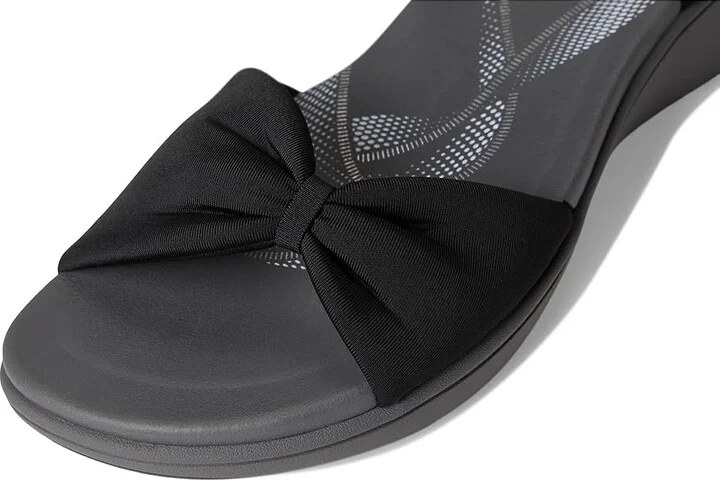 Clarks Breeze Rae Sara Women's Sandals Black Textile : 8 D - Wide, Synthetic - Image 7