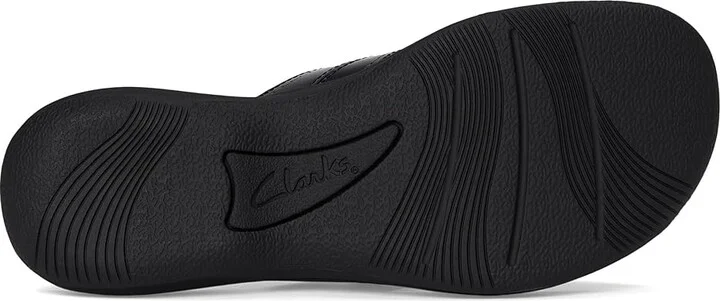 Clarks Breeze Reyna Women's Sandals Black Patent Synthetic : 5 B - Medium - Image 3
