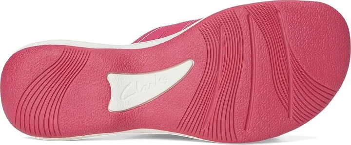 Clarks Breeze Reyna Women's Sandals Bright Pink Ombre Synthetic : 5 B - Medium - Image 3
