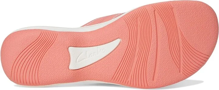 Clarks Breeze Reyna Women's Sandals Coral Ombre Synthetic : 8 B - Medium - Image 3