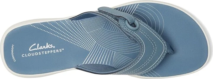 Clarks Breeze Reyna Women's Sandals Denim Synthetic : 12 B - Medium - Image 2