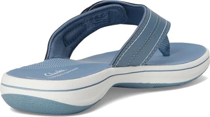Clarks Breeze Reyna Women's Sandals Denim Synthetic : 12 B - Medium - Image 4