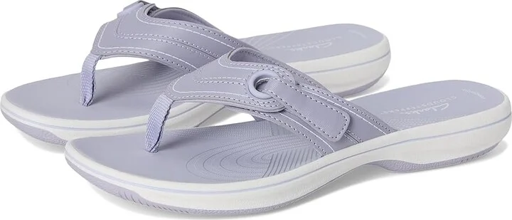Clarks Breeze Reyna Women's Sandals Lavender Synthetic : 9 B - Medium