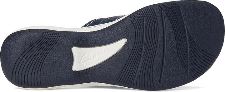 Clarks Breeze Reyna Women's Sandals Navy Synthetic : 8 B - Medium - Image 3