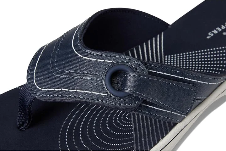 Clarks Breeze Reyna Women's Sandals Navy Synthetic : 8 B - Medium - Image 7