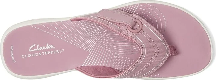 Clarks Breeze Reyna Women's Sandals Purple Synthetic : 11 B - Medium - Image 2
