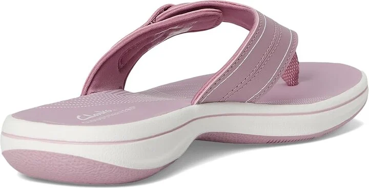 Clarks Breeze Reyna Women's Sandals Purple Synthetic : 11 B - Medium - Image 4