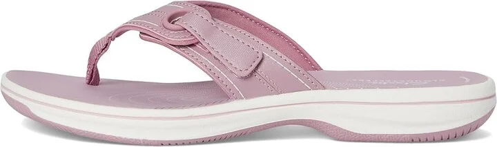 Clarks Breeze Reyna Women's Sandals Purple Synthetic : 11 B - Medium - Image 6