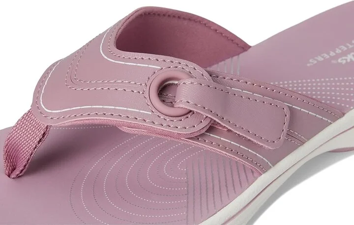 Clarks Breeze Reyna Women's Sandals Purple Synthetic : 11 B - Medium - Image 7