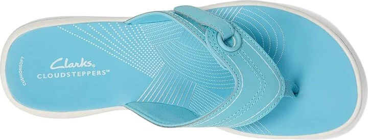 Clarks Breeze Reyna Women's Sandals Sky Blue Synthetic : 9 B - Medium - Image 2
