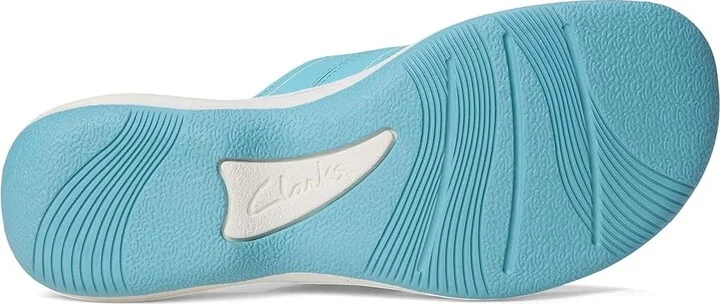 Clarks Breeze Reyna Women's Sandals Sky Blue Synthetic : 9 B - Medium - Image 3