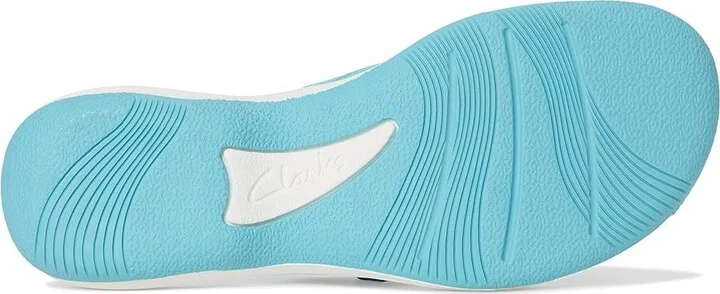 Clarks Breeze Reyna Women's Sandals Turquoise Ombre Synthetic : 8 B - Medium - Image 3