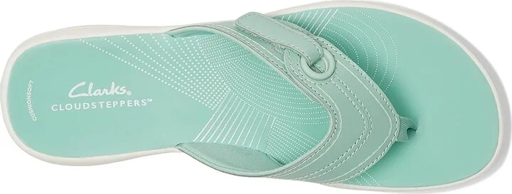 Clarks Breeze Reyna Women's Sandals Turquoise Synthetic : 7 B - Medium - Image 2