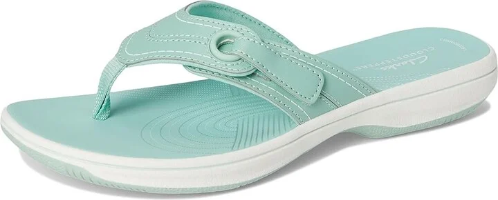 Clarks Breeze Reyna Women's Sandals Turquoise Synthetic : 7 B - Medium - Image 5