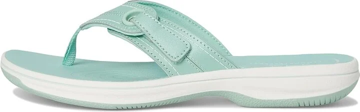 Clarks Breeze Reyna Women's Sandals Turquoise Synthetic : 7 B - Medium - Image 6