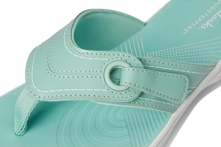Clarks Breeze Reyna Women's Sandals Turquoise Synthetic : 7 B - Medium - Image 7