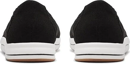 Clarks Breeze Roam Women's Flat Shoes Black Textile : 8 D - Wide, Polyester/Rubber - Image 4
