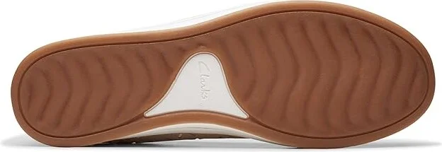 Clarks Breeze Roam Women's Flat Shoes Light Sand Textile : 9.5 B - Medium, Polyester/Rubber - Image 3