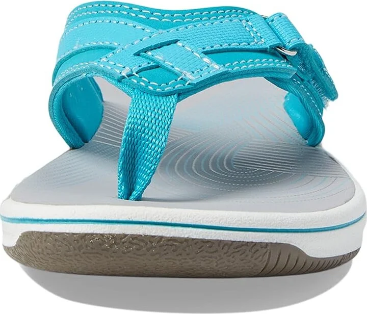 Clarks Breeze Sea Women's Sandals Aqua Synthetic 2 : 5 B - Medium - Image 2