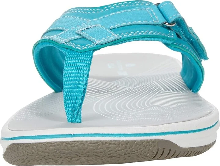 Clarks Breeze Sea Women's Sandals Aqua Synthetic 2 : 5 B - Medium - Image 5