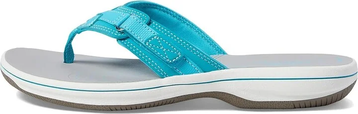 Clarks Breeze Sea Women's Sandals Aqua Synthetic 2 : 5 B - Medium - Image 6