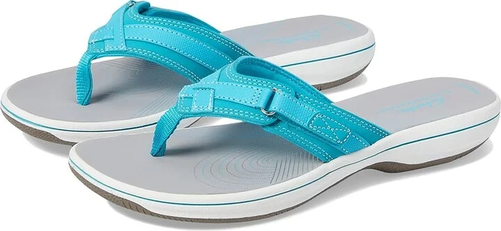 Clarks Breeze Sea Women's Sandals Aqua Synthetic 2 : 5 B - Medium