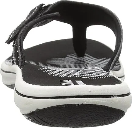 Clarks Breeze Sea Women's Sandals Black Synthetic : 5 B - Medium - Image 5