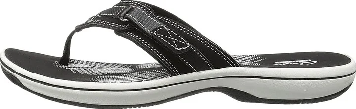 Clarks Breeze Sea Women's Sandals Black Synthetic : 5 B - Medium - Image 7