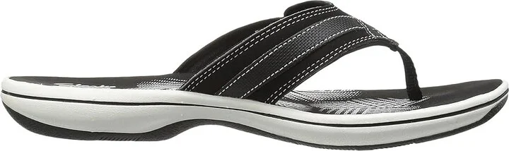 Clarks Breeze Sea Women's Sandals Black Synthetic : 5 B - Medium - Image 8