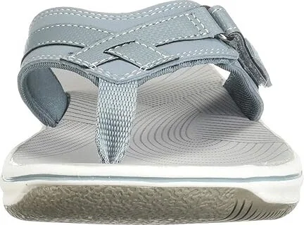 Clarks Breeze Sea Women's Sandals Blue Grey Synthetic : 6 B - Medium - Image 6