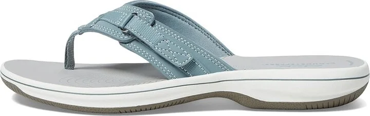 Clarks Breeze Sea Women's Sandals Blue Grey Synthetic : 6 B - Medium - Image 7