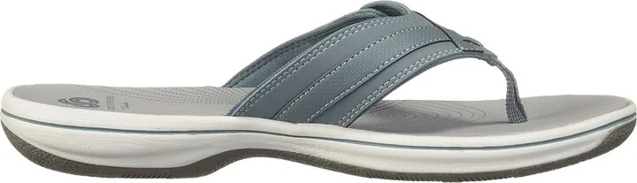 Clarks Breeze Sea Women's Sandals Blue Grey Synthetic : 6 B - Medium - Image 8